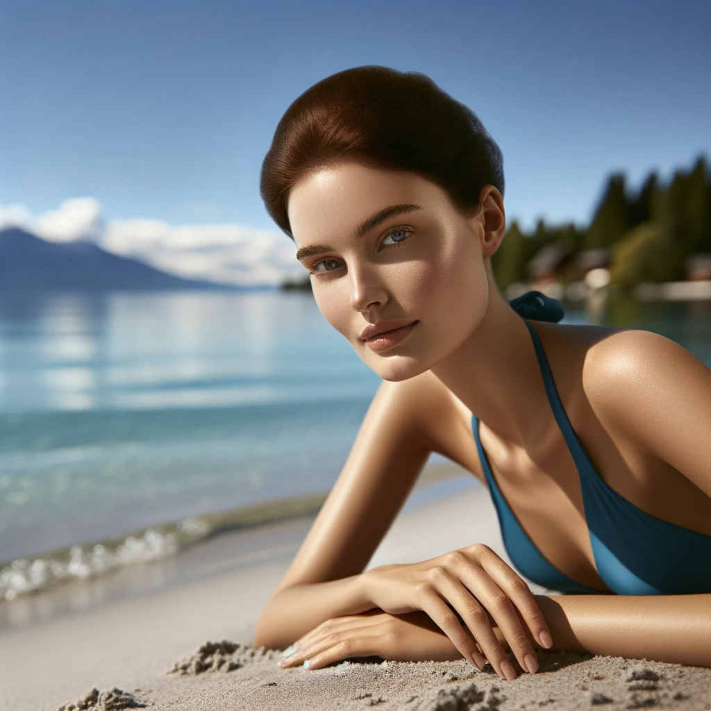 Red Head Model Ellaina